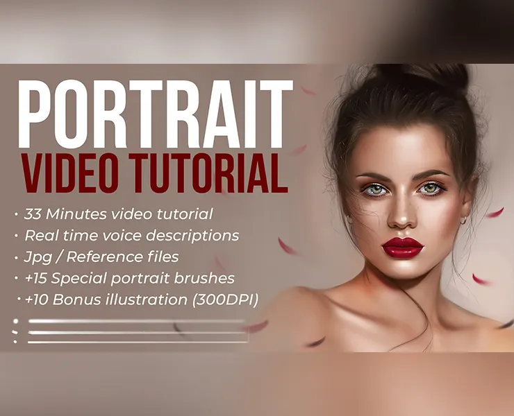 Portrait Painting in Photoshop Video Tutorial