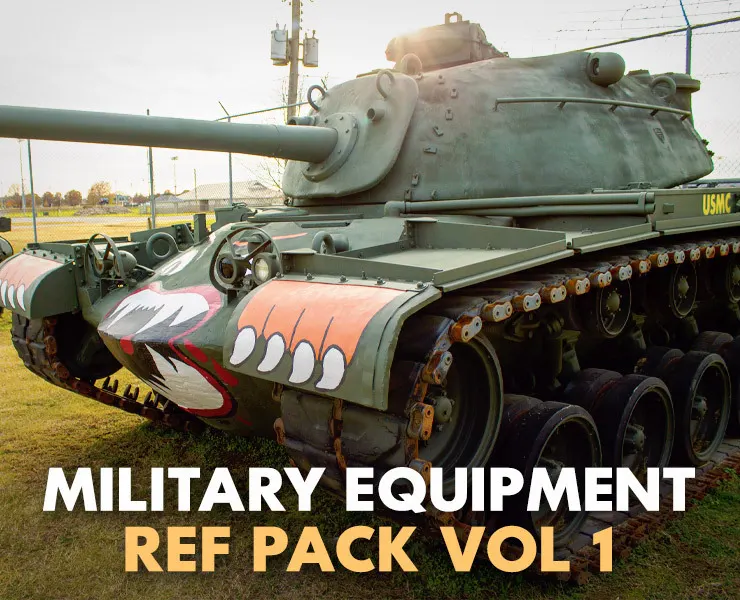 +850 Vintage Military Equipment Reference Photos - Vol 1