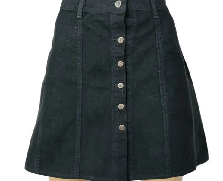 Skirt Black Denim Clothing Women