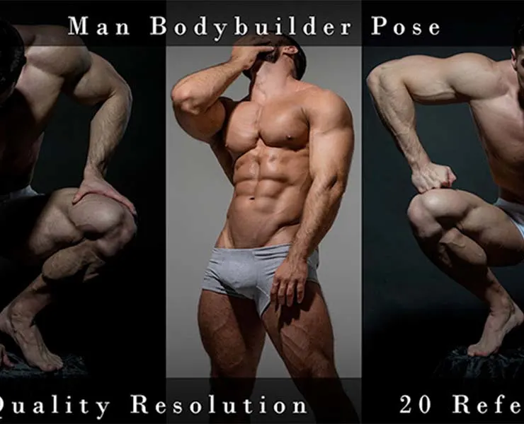 Man BodyBuilder Pose