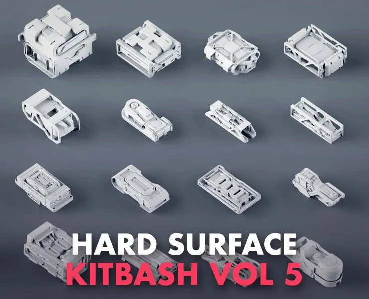 Hard Surface KitBash Vol 5