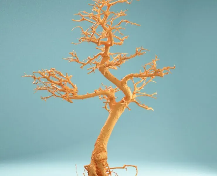 RAW SCAN Dead Bonsai Tree 9