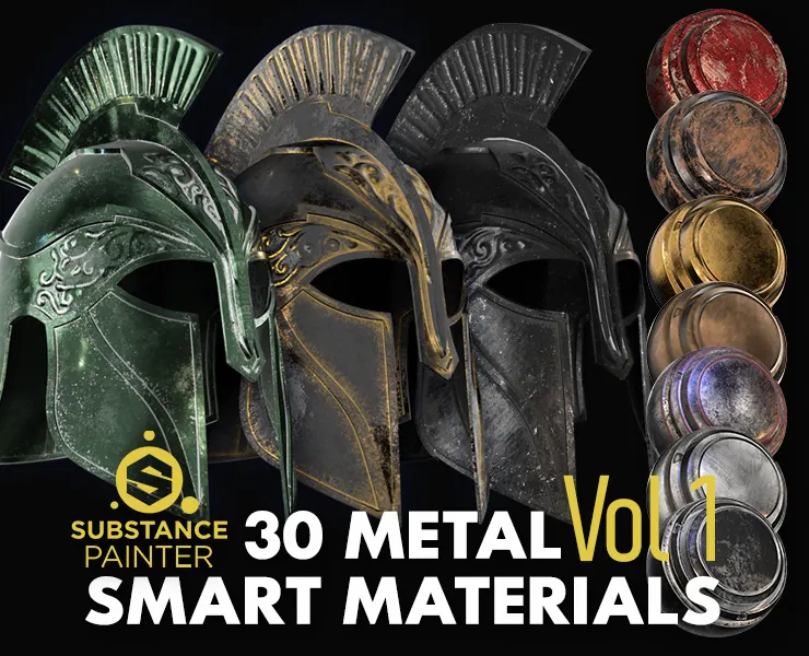 30 Metal Smart Materials-spsm-Substance Painter