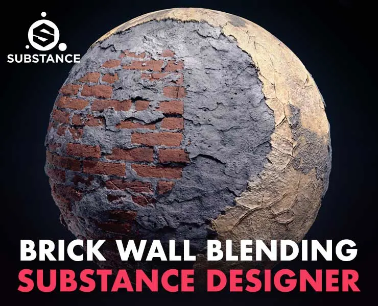 Brick Wall Blending - Substance Designer