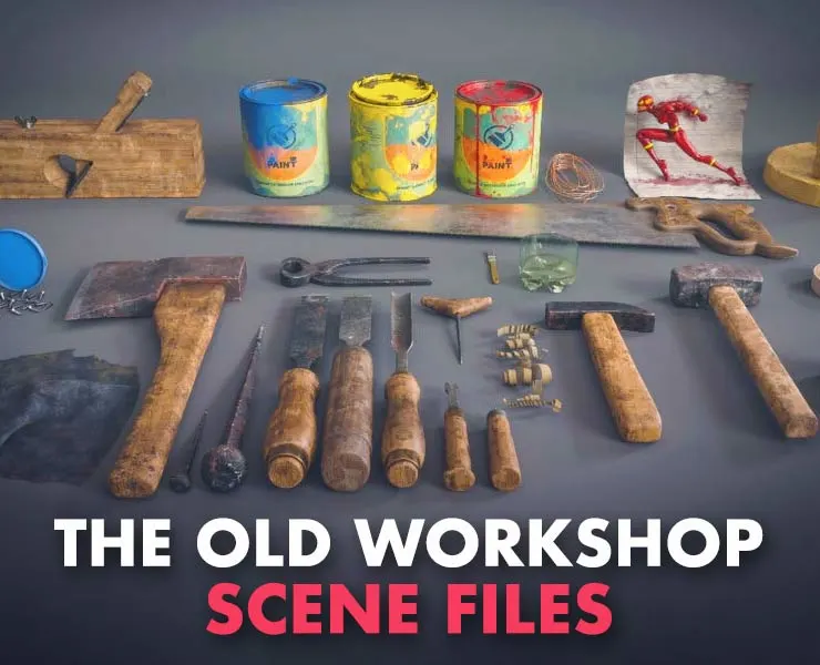 The Old Workshop Scene Files