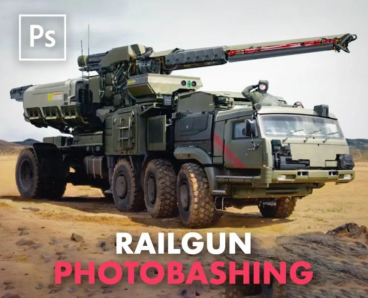 Photobashing Workflow - Railgun