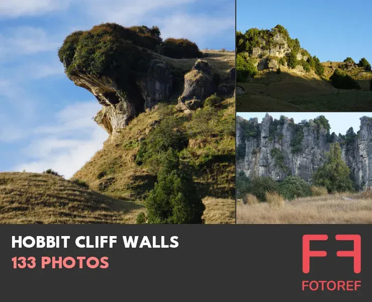 133 photos of Hobbit Cliff Walls