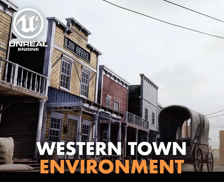 Western Town / Village Pack