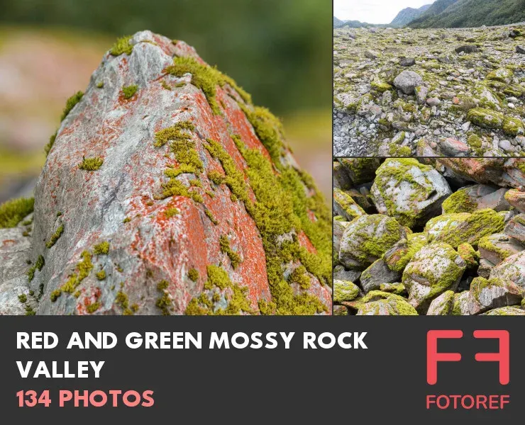 134 photos of Red and Green Mossy Rock Valley