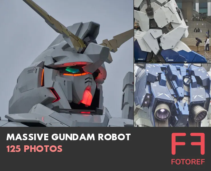 125 photos of Massive Gundam Robot