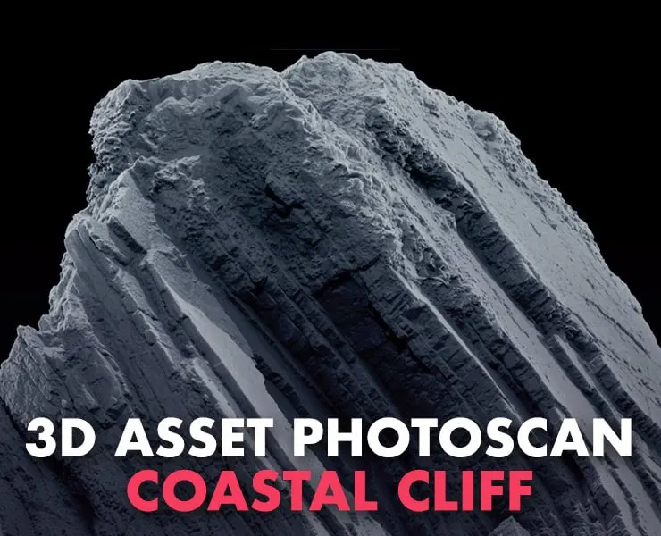 3D Asset Photoscan - Coastal Cliff