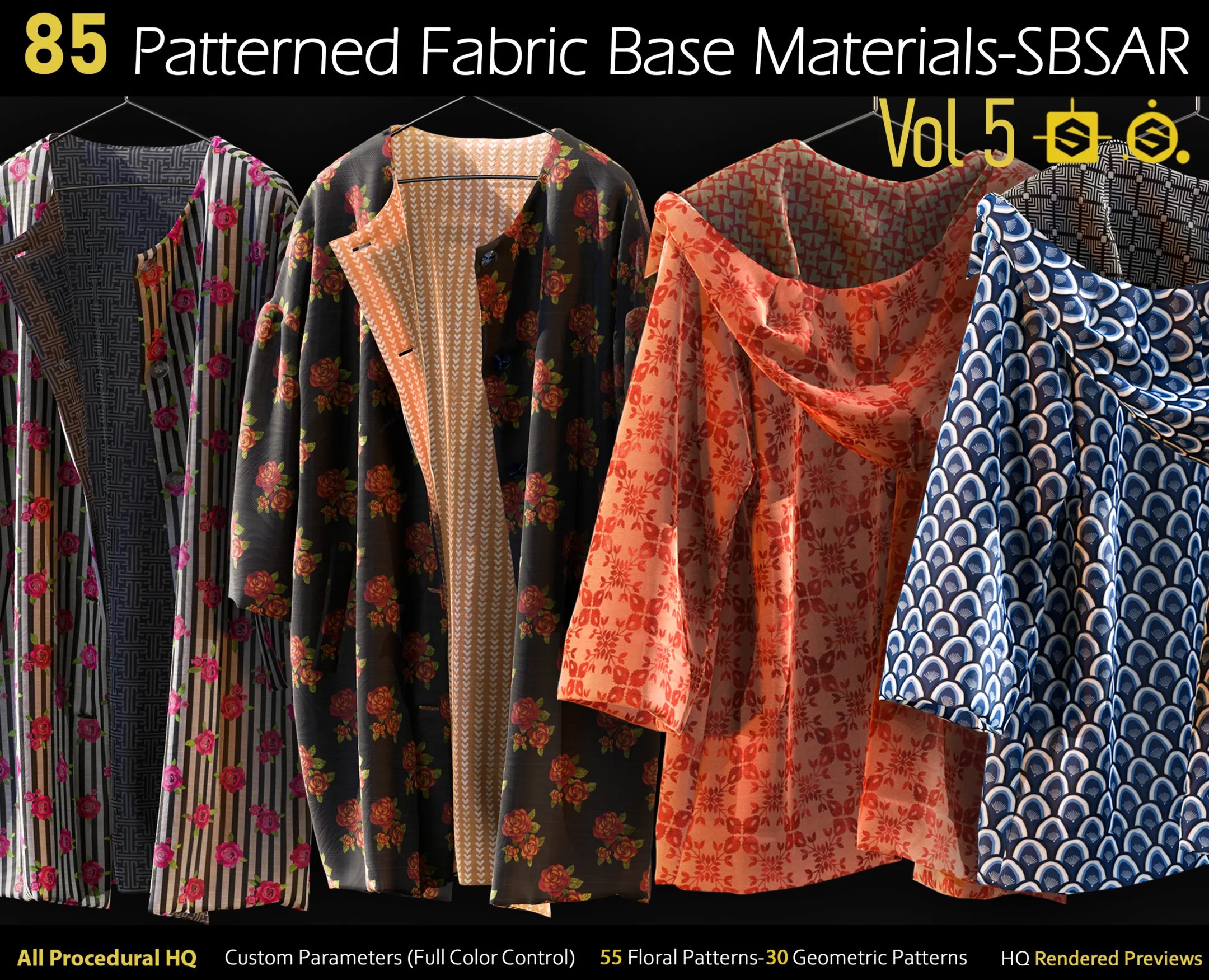 85 Patterned Fabric Base Materials-SBSAR