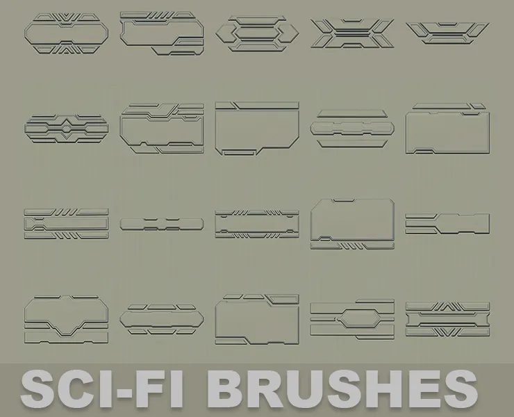 20 SCI-FI VDM and IMM Brushes Vol. 1