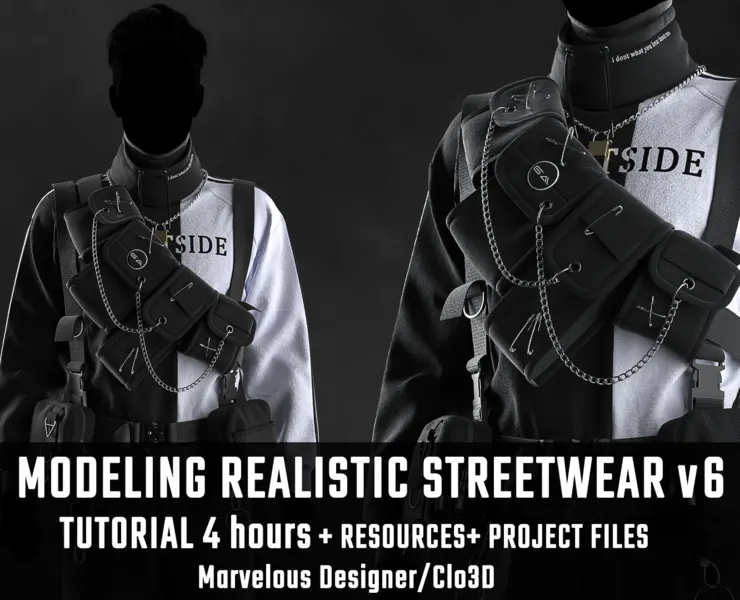 Tutorial MD/Clo3D - Realistic Streetwear v6