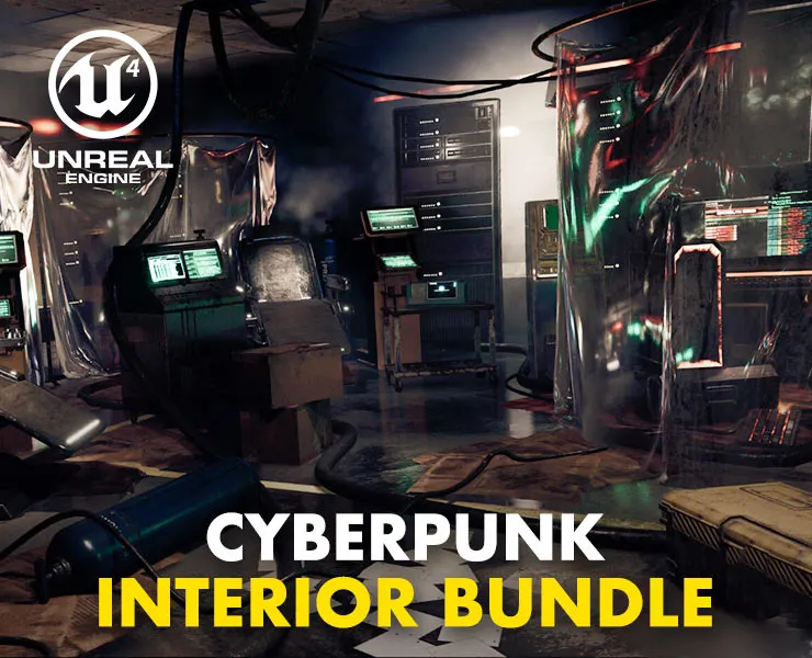 Cyberpunk Interior Bundle (3 products in 1)