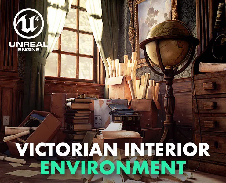 Victorian Interior Environment / Unreal Engine 4