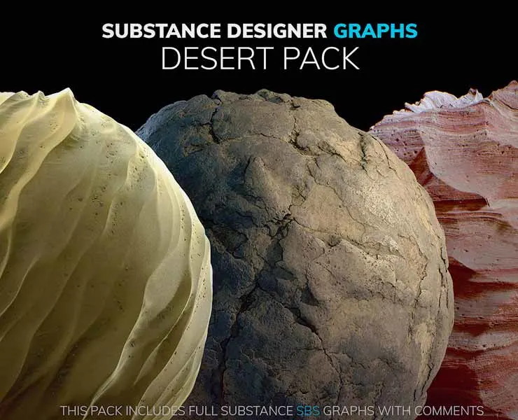 Substance Designer Graphs | Desert Pack