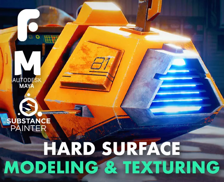 Hard Surface Modeling & Texturing for Games | Complete Edition