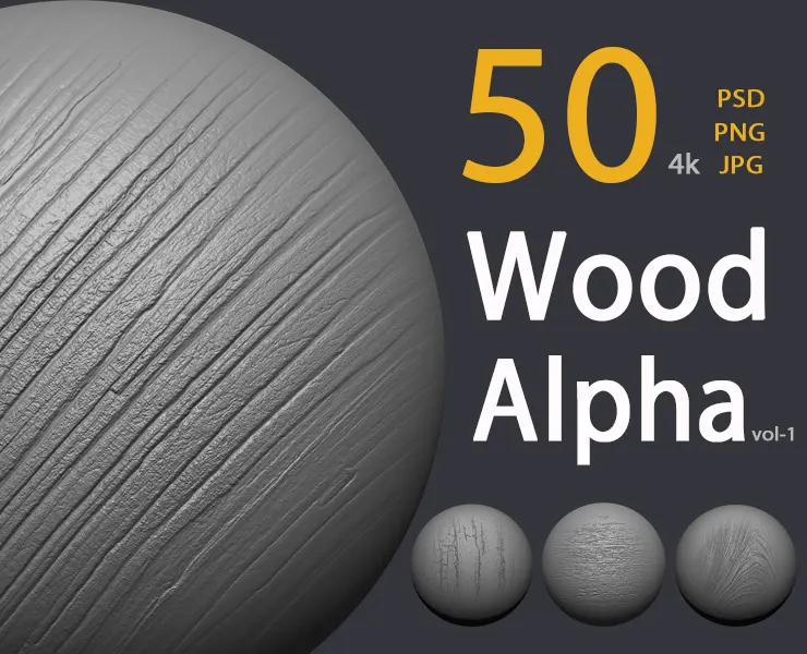 50 Wood Alpha 4k _ vol 01