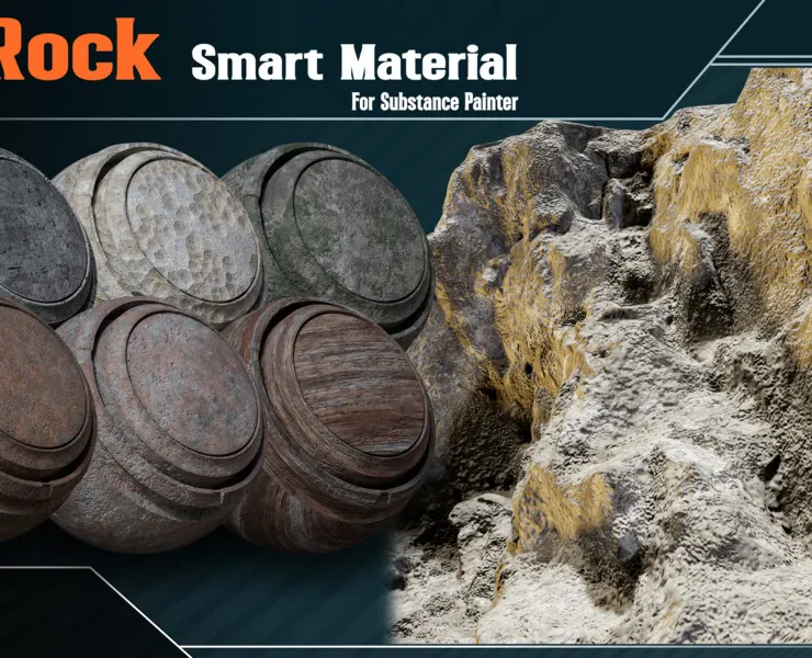 15 Rock Smart material - Vol21 (spsm file)