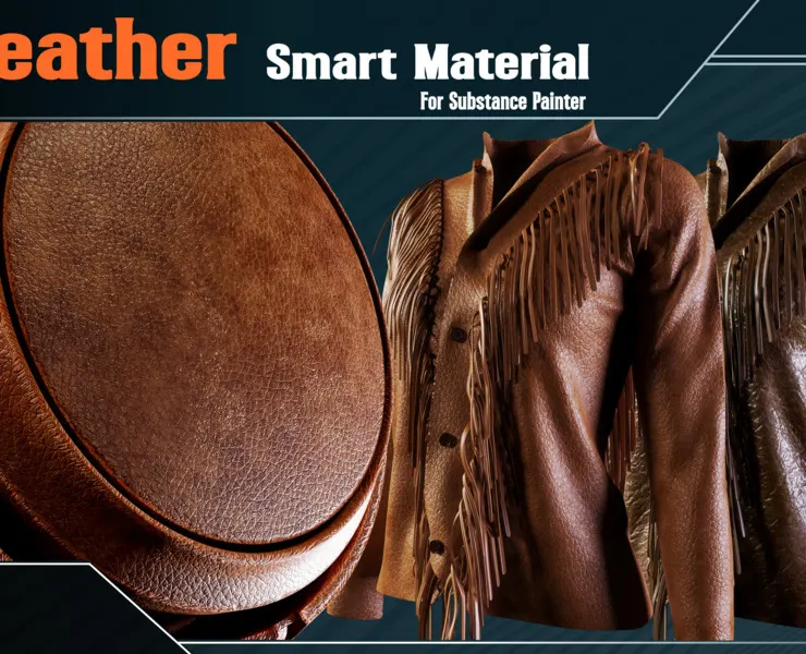 18 Leather Smart Materials - VOL 16 (spsm file) + Free Sample