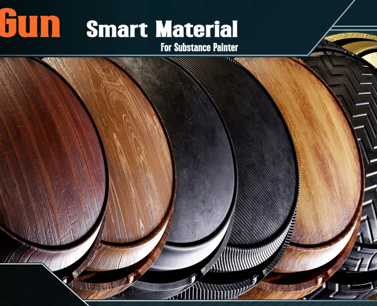 25 Gun Smart Materials - Vol.10 (wood,plastic,metal material)