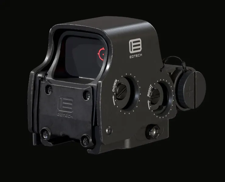 Holographic Weapon Sight Eotech EXPS3 3d model