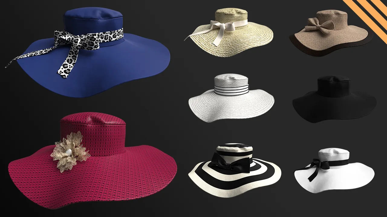 Hats in Marvelous Designer