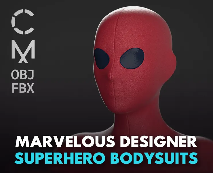 Superhero Costumes. Marvelous / Clo 3D / Gen 8 / zprj obj fbx