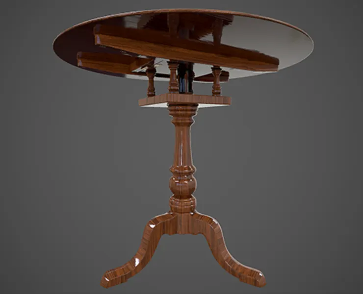 Tilt Top Table - Low Poly