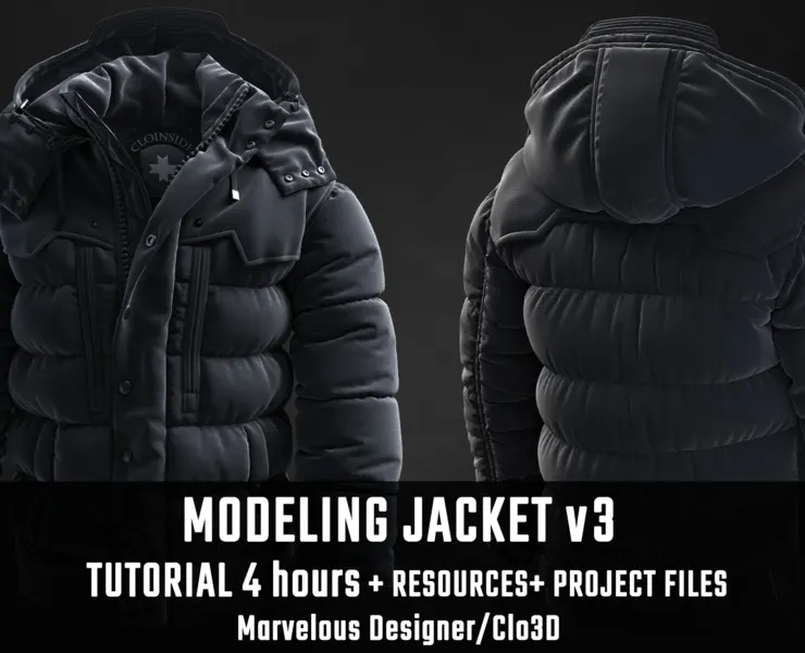 Tutorial MD/Clo3D - Jacket v3