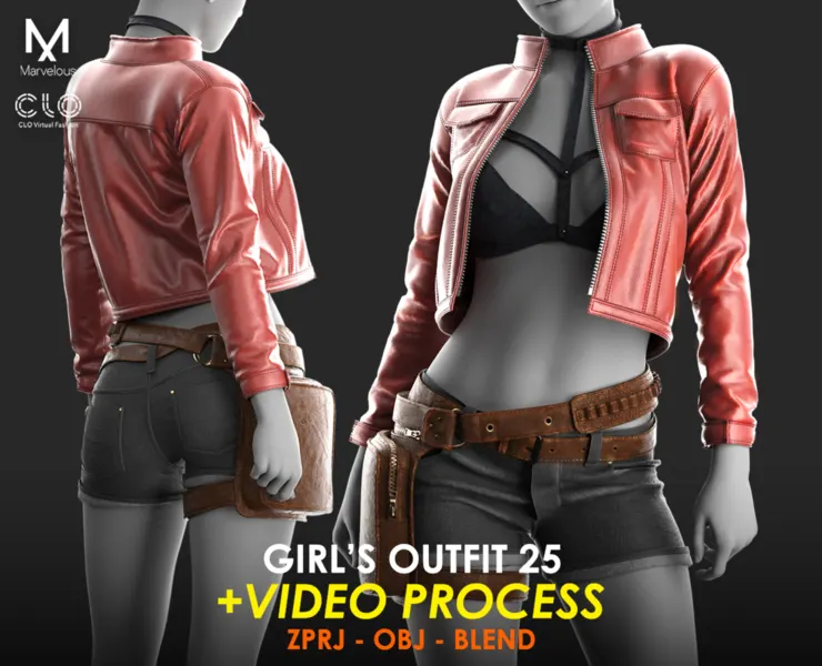 Tutorial Marvelous / CLO - Girls Outfit 25