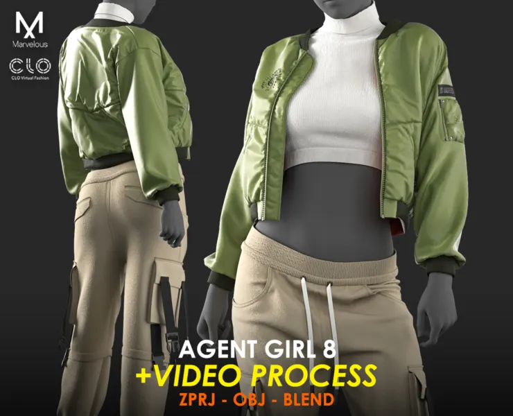 Tutorial Marvelous / CLO - Agent Girl 8