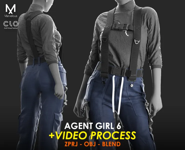 Tutorial Marvelous / CLO - Agent Girl 6