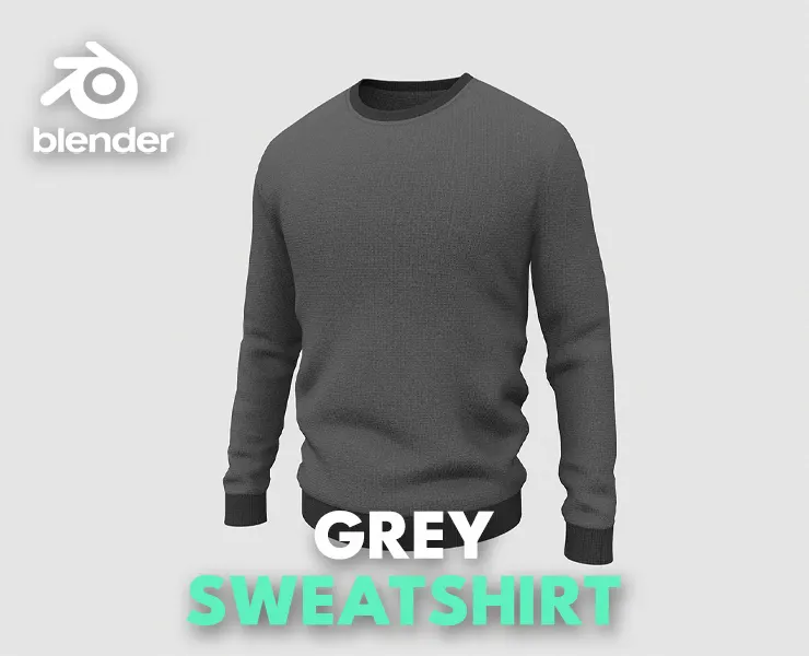 Sweatshirt Full Sleeves Grey