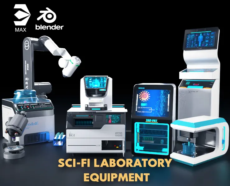 scifi laboratory equipment-modern laboratory