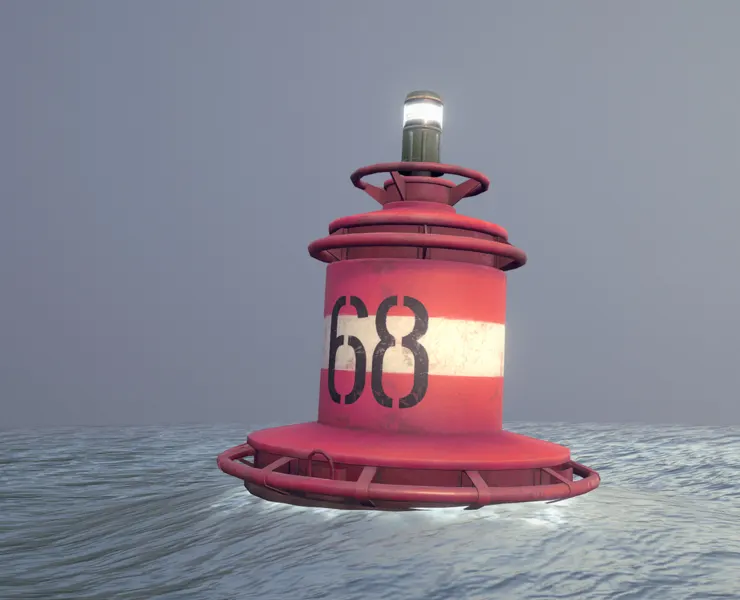 Buoy River RB-4-02 Right Turn Mark