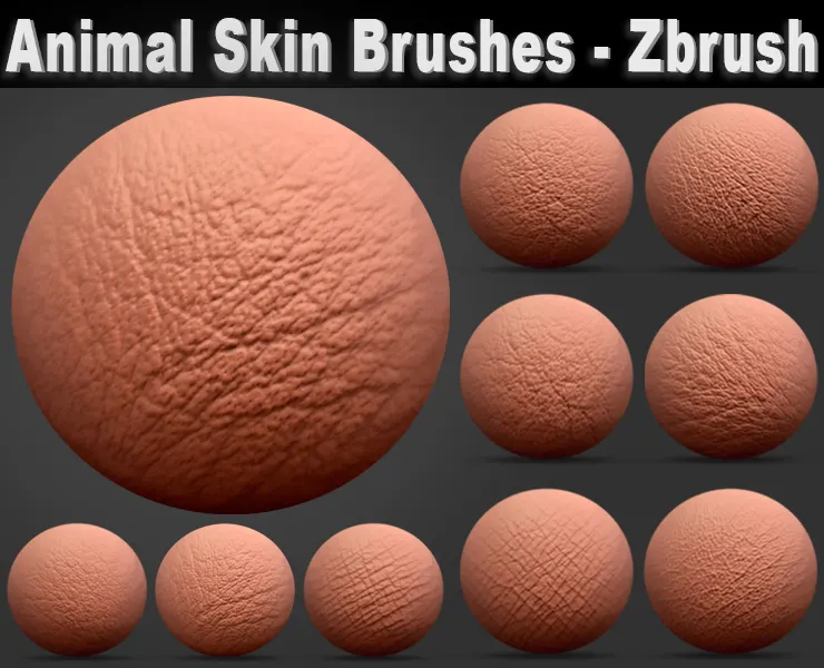 Animal Skin Brushes - Zbrush