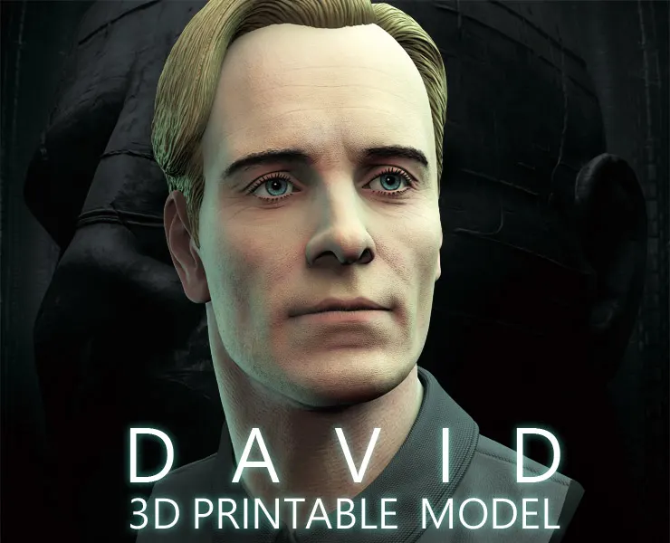 Prometheus David bust