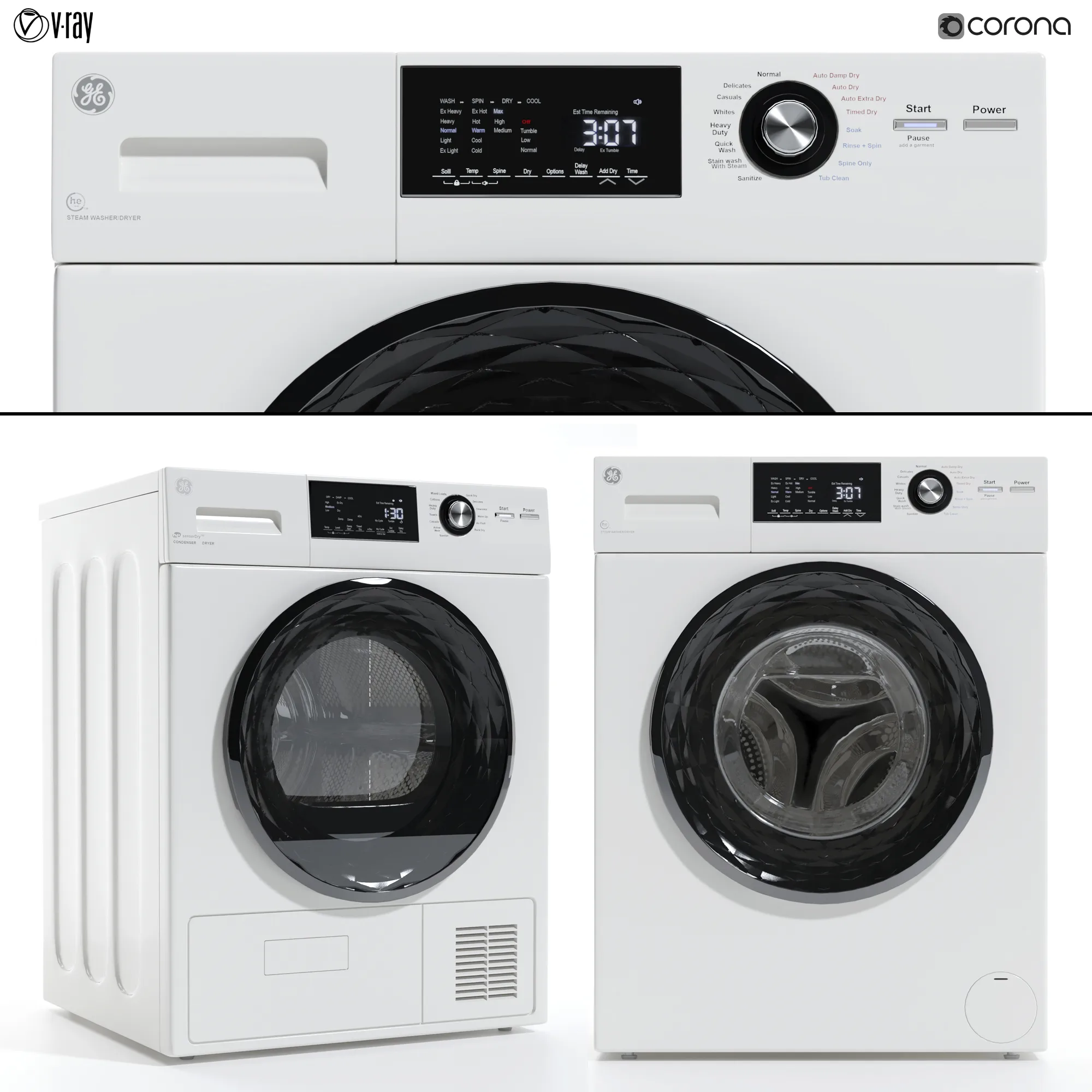 GE washing machine and dryer