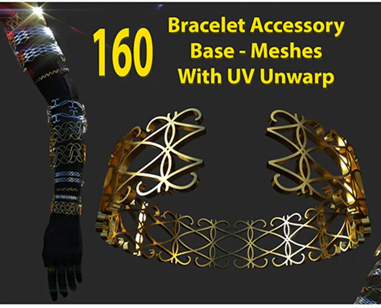 Bracelet Accessory Base Meshes