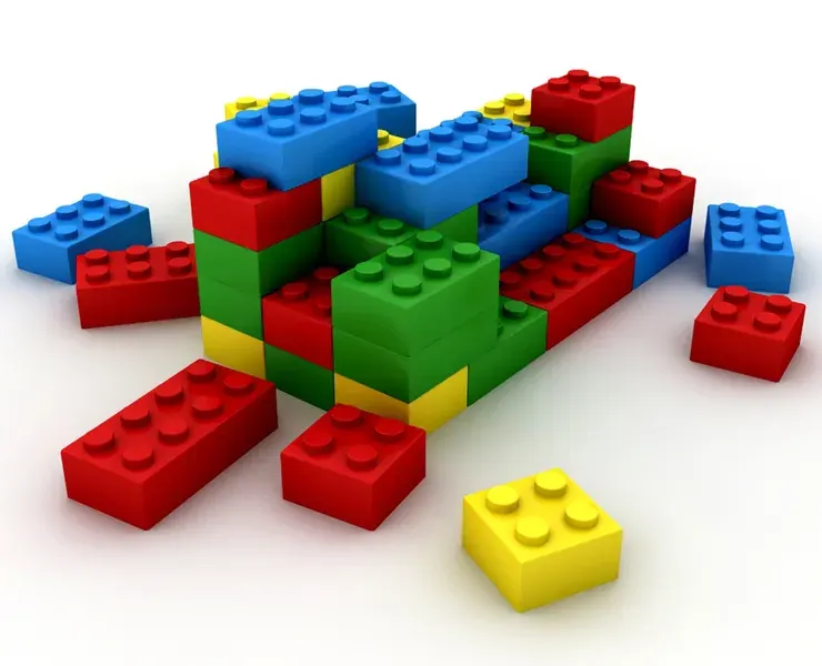 3d Lego Model Low-poly 3D model