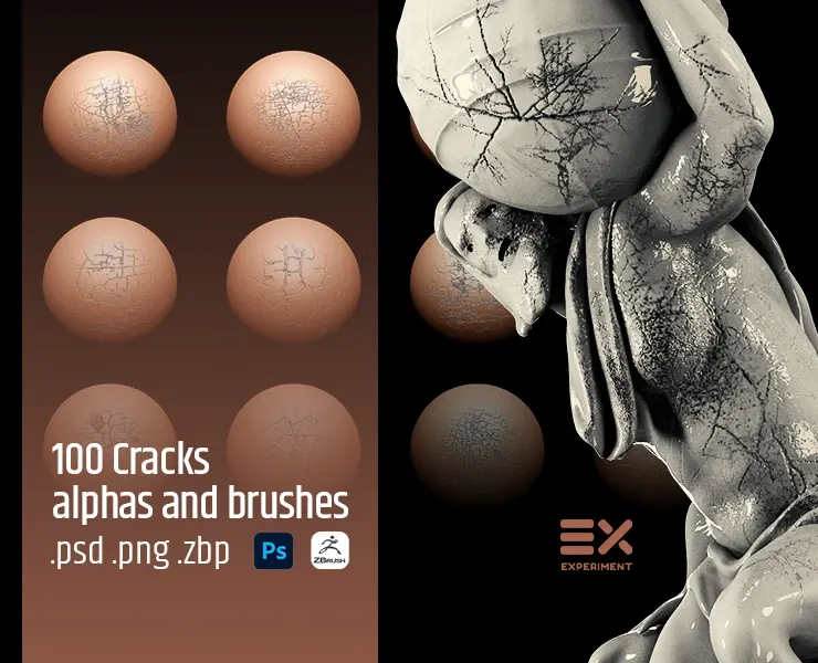 100 Cracks Alphas and Brushes