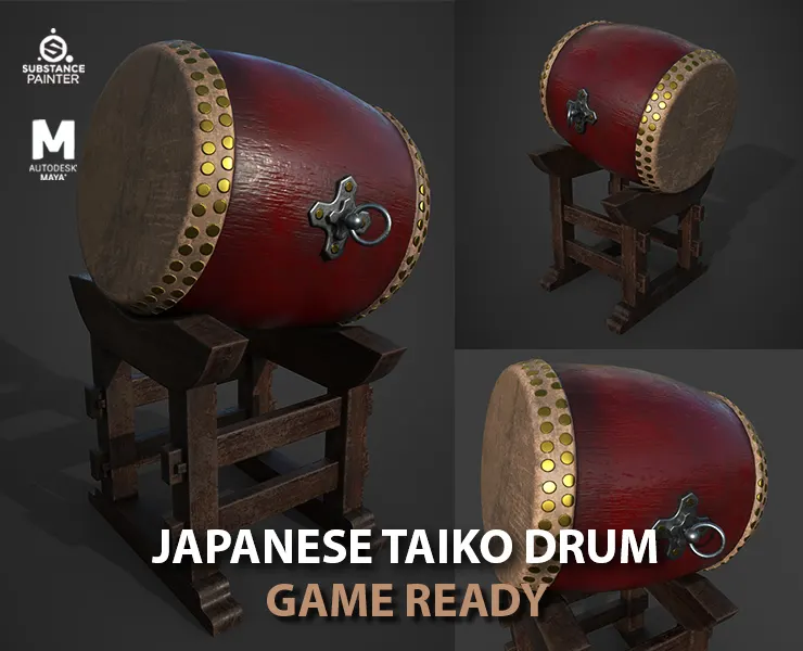 Japanese taiko drum