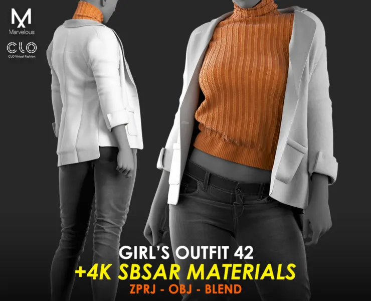 Girl's Outfit 42 - Marvelous / CLO