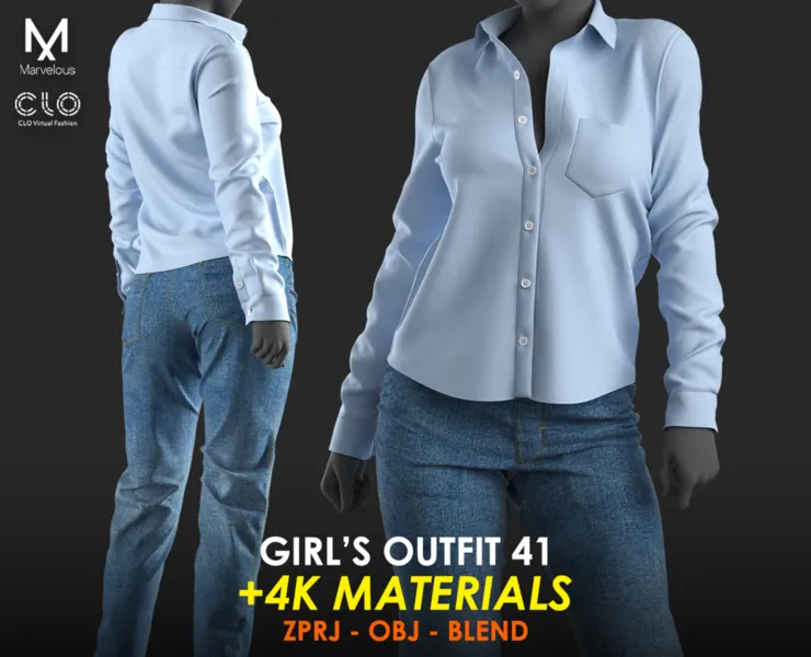 Girl's Outfit 41 - Marvelous / CLO