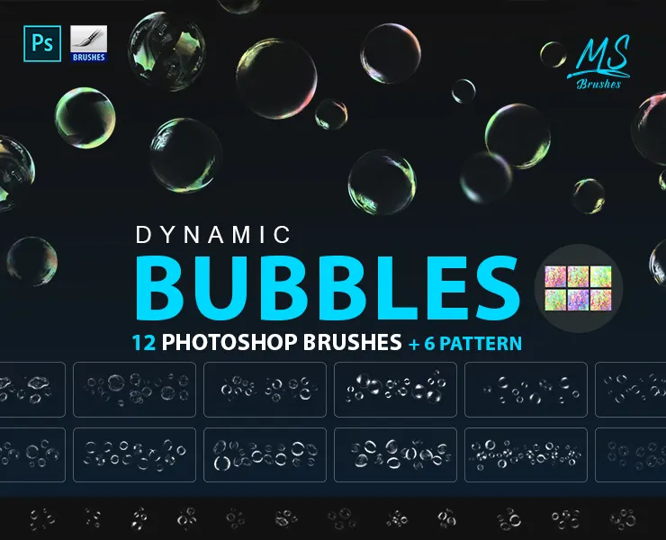 Bubbles Photoshop Brushes