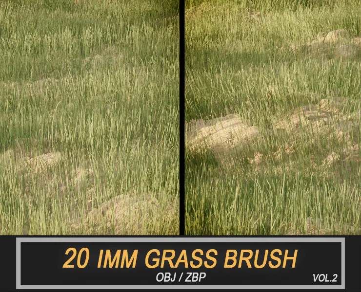 Grass Brush IMM+Obj