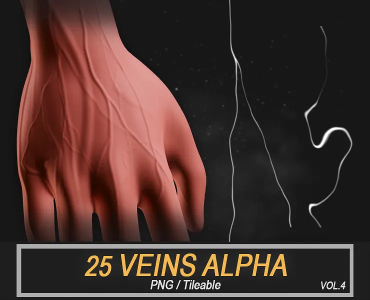 Veins Alpha (Tileable) vol.1