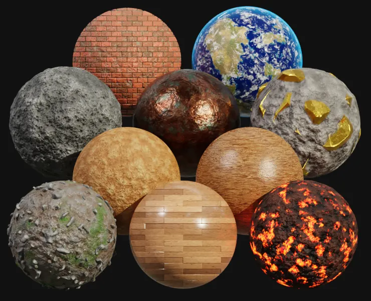 Blender Procedural Material Pack #3